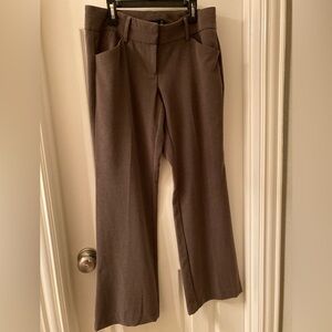 NY&Co brown straight leg dress pants: great condition